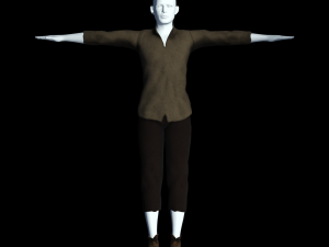 fantasy tavern stable boy - fantasy clothing Modèle 3D