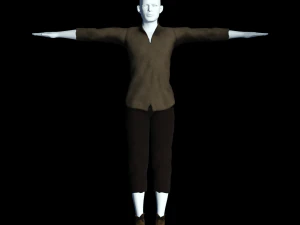 fantasy tavern stable boy - fantasy clothing 3D Model