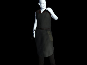 fantasy tavern butcher - fantasy clothing Modelo 3D