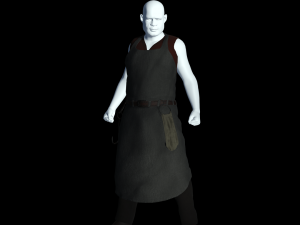 fantasy tavern butcher - fantasy clothing Modelo 3D