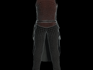fantasy tavern butcher - fantasy clothing Modelo 3D