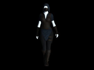 the rogue - fantasy style armor Modèle 3D