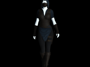 the rogue - fantasy style armor Modèle 3D