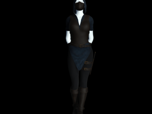 the rogue - fantasy style armor Modèle 3D