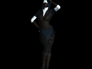 the rogue - fantasy style armor Modèle 3D