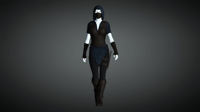 the rogue - fantasy style armor Modèle 3D .c4d .max .obj .3ds .fbx .stl .blend 