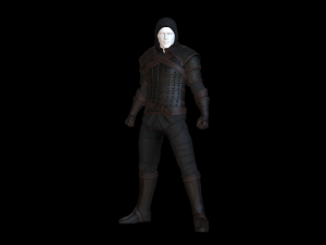 The adventurer leather armor Modello 3D