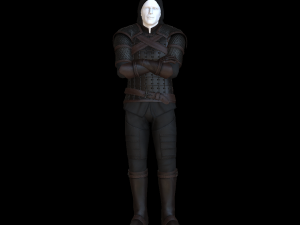 The adventurer leather armor Modello 3D