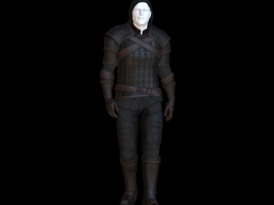 The adventurer leather armor Modello 3D