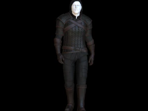 The adventurer leather armor 3D Model