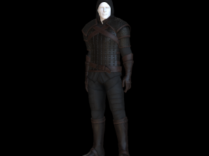 The adventurer leather armor Modello 3D