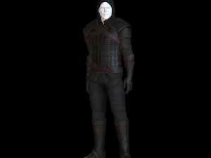 The adventurer leather armor 3D Model