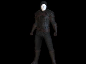 The adventurer leather armor 3D Model