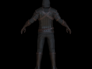 The adventurer leather armor Modello 3D