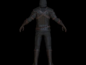 The adventurer leather armor 3D Model