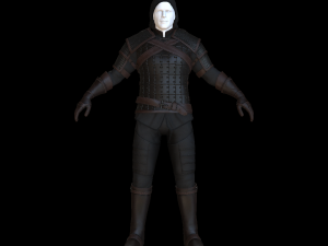 The adventurer leather armor Modello 3D