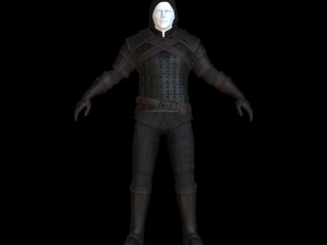 The adventurer leather armor 3D Model