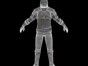 The adventurer leather armor Modello 3D