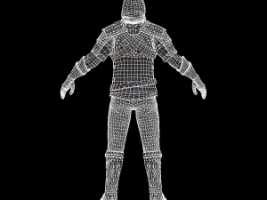 The adventurer leather armor 3D Model