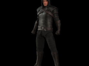 The adventurer leather armor Modello 3D