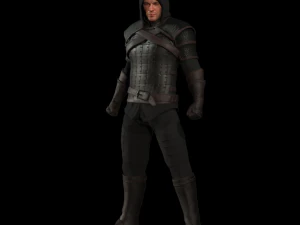 The adventurer leather armor 3D Model