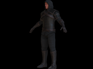 The adventurer leather armor Modello 3D