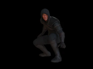 The adventurer leather armor 3D Model