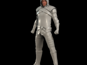 The adventurer leather armor Modello 3D