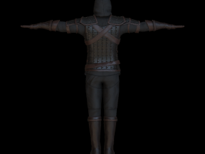 The adventurer leather armor Modello 3D