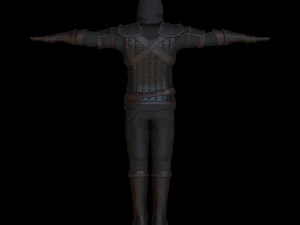 The adventurer leather armor 3D Model