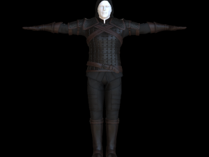The adventurer leather armor Modello 3D