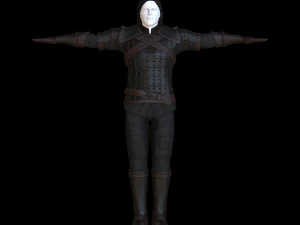 The adventurer leather armor 3D Model