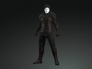 The adventurer leather armor 3D Model