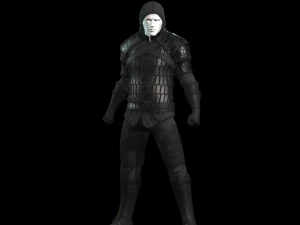 The adventurer leather armor light 3D Model