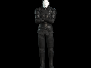 The adventurer leather armor light 3D Model