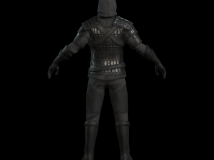The adventurer leather armor light 3D Model