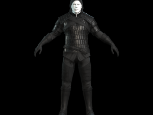 The adventurer leather armor light 3D Model