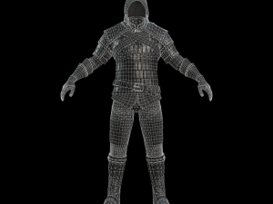 The adventurer leather armor light 3D Model