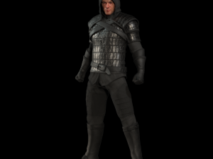 The adventurer leather armor light 3D Model