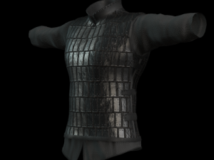 The adventurer leather armor light 3D Model