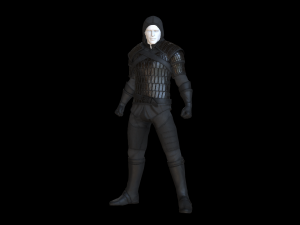 The adventurer leather armor light 3D Model