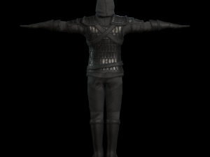 The adventurer leather armor light 3D Model
