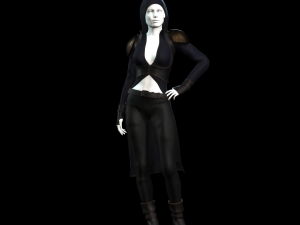 The sorceress - fantasy style armor 3D Model