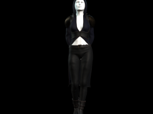 The sorceress - fantasy style armor 3D Model
