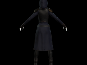 The sorceress - fantasy style armor 3D Model