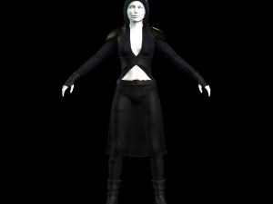 The sorceress - fantasy style armor 3D Model