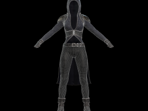 The sorceress - fantasy style armor 3D Model