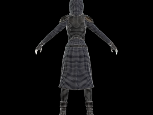 The sorceress - fantasy style armor 3D Model