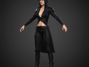 The sorceress - fantasy style armor 3D Model