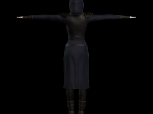 The sorceress - fantasy style armor 3D Model
